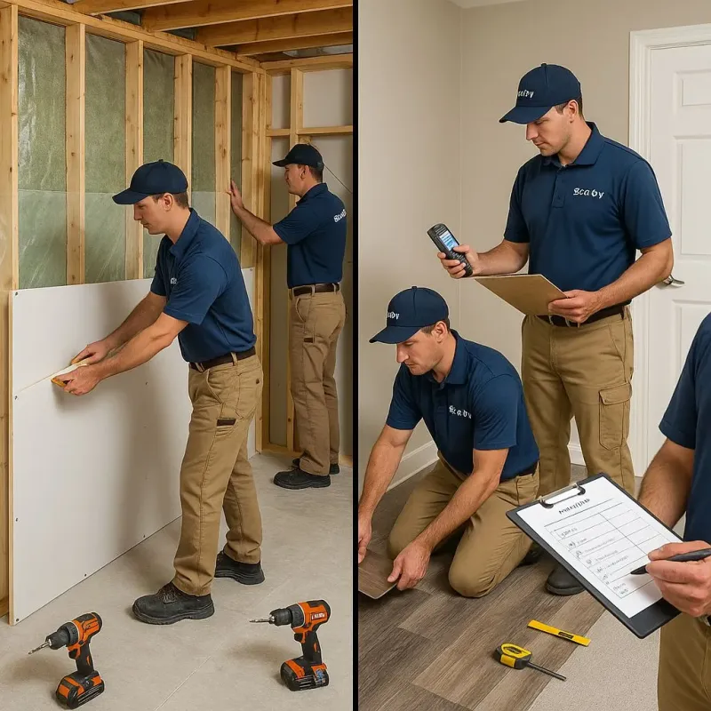 Repairs and Reconstruction process in Hollywood, SC